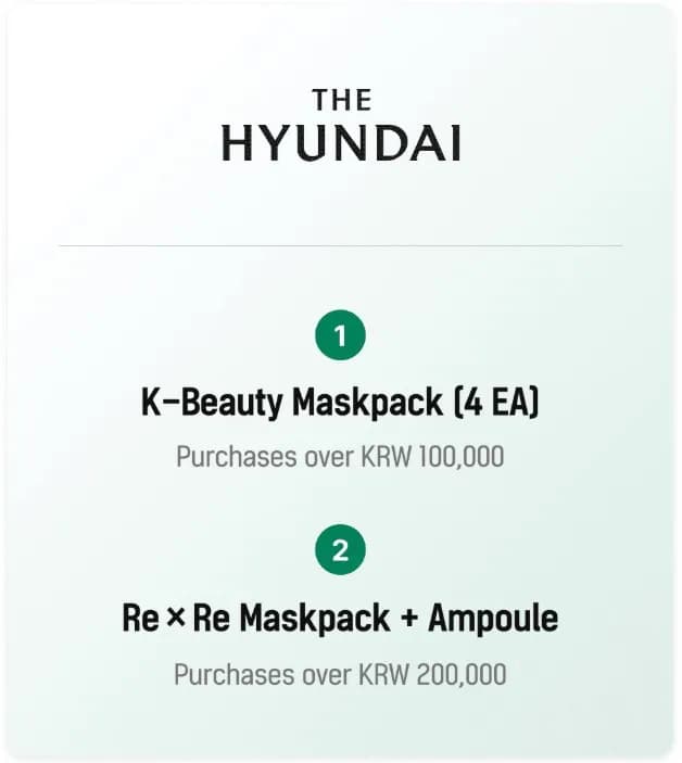 K-Beauty Mask Pack 4 Sheets Gift