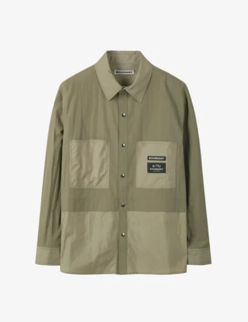 Logo Snap Button Spring Shirt