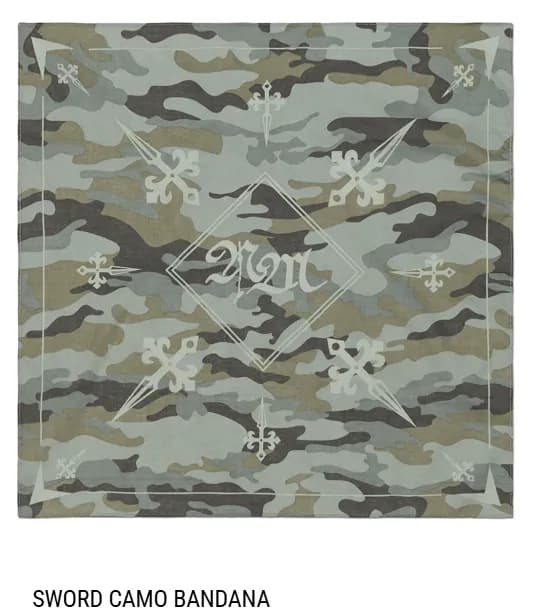 SWORD CAMO BANDANA