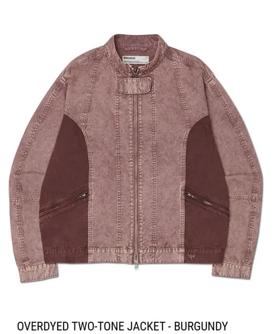 OVERDYED TWO-TONE JACKET