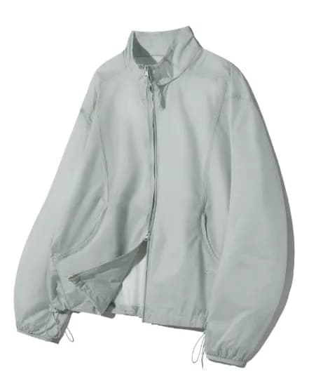 Sheer Seam Line Windbreaker
